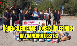 Öğrenciler ve Lions Klüpleri, Hayvan Barınağı’na Bağışta Bulundu