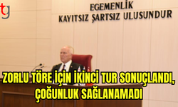 Meclis Başkanlığı İçin İkinci Turda da Zorlu Töre Seçilemedi