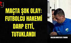 Maçta Şok Olay: Futbolcu Hakemi Darp Etti, Tutuklandı