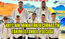 KKTC’nin Minik Erkek Cimnastik Takımı İstanbul Yolcusu