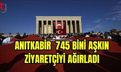 Anıtkabir  745 bini aşkın ziyaretçiyi ağırladı