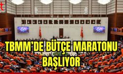 TBMM'de bütçe maratonu başlıyor