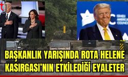 Başkanlık yarışında rota Helene Kasırgası'nın etkilediği eyaletler