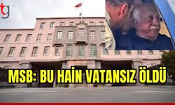 MSB: Bu hain vatansız öldü