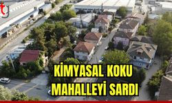 Kimyasal koku mahalleyi sardı