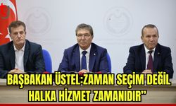 Başbakan Üstel: “Biz yolumuza devam edeceğiz. Zaman seçim değil halka hizmet zamanıdır”