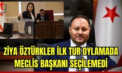 Ziya ÖZTÜRKLER ilk tur oylamada seçilemedi