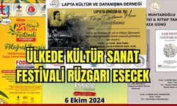 Ülkede kültür sanat festivali rüzgarı esecek