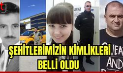 Şehitlerimizin kimlikleri belli oldu