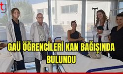 GAÜ öğrencileri kan bağışında bulundu