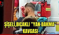 Şişeli, bıçaklı "yan bakma" kavgası