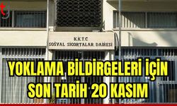 Yoklama bildirgeleri için son tarih: 20 Kasım