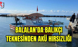 Balalan’da Tekneden Akü Çalan Şahıs Yakalandı