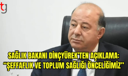 Sağlık Bakanı Dinçyürek’ten Açıklama: “Şeffaflık ve Toplum Sağlığı Önceliğimiz”