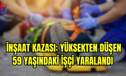 İnşaat Kazası: Yüksekten Düşen 59 Yaşındaki İşçi Yaralandı