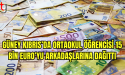 Güney Kıbrıs’ta Öğrencinin Dağıttığı 15 Bin Euro Soruşturma Konusu Oldu