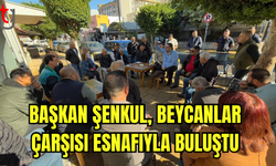 Başkan Şenkul, Beycanlar Çarşısı Esnafıyla Buluştu