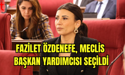 Fazilet Özdenefe, Meclis Başkan Yardımcısı Seçildi