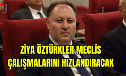 Ziya Öztürkler Meclis Çalışmalarını Hızlandıracak