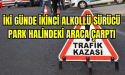 Lefkoşa’da Alkollü Sürücü Park Halindeki Araca Çarptı