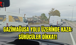 Gazimağusa Yolu Üzerinde Kaza: Sürücüler Dikkat!