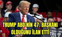 Trump ABD'nin 47. başkanı olduğunu ilan etti