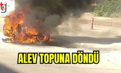 Alev topuna döndü