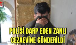 Polisi darp eden zanlı cezaevine gönderildi