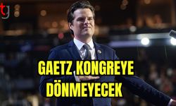 Gaetz Kongreye dönmeyecek