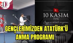 Gençlerimizden Atatürk'ü anma programı