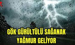 Gök gürültülü sağanak yağmur geliyor