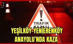 Yeşilköy-Yenierenköy anayolunda kaza