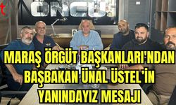 Maraş örgüt başkanlarından Başbakan Ünal Üstel'in Yanındayız mesajı