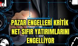 Pazar engelleri kritik net sıfır yatırımlarını engelliyor