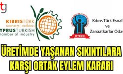 Üretimde yaşanan sıkıntılara karşı ortak eylem kararı