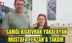 Sanığı kıskıvrak yakalayan Mustafa Ferzan'a takdir