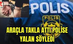 Araçla takla attı polise yalan söyledi