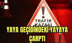 Yaya geçidindeki yayaya çarptı