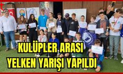 Kulüpler arası yelken yarışı yapıldı