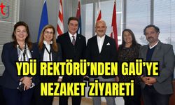 YDÜ Rektörü'nden GAÜ'ye nezaket ziyareti