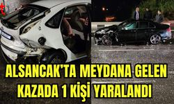 Alsancak'ta meydana gelen kazada 1 kişi yaralandı