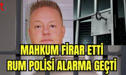 Mahkum firar ett,i Rum polisi alarma geçti