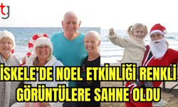 İskele'de Noel etkinliği renkli görüntülere sahne oldu