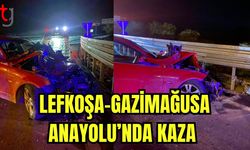 Lefkoşa- Gazimağusa anayolunda kaza