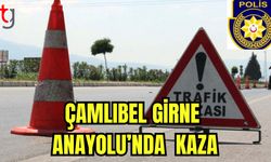 Çamlıbel Girne Anayolu'nda kaza