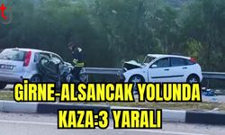 Girne- Alsancak yolunda kaza: 3 yaralı