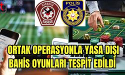 Ortak operasyonla yasa dışı bahis oyunları tespit edildi