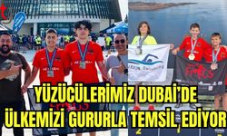 Yüzücülerimiz Dubai'de ülkemizi gururla temsil ediyor