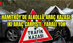 Hamitköy’de Alkollü Sürücü Trafik Kazası Yaptı, Yaralanan Yok