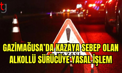 Gazimağusa Kavşağında Kazaya Neden Olan İki Sürücüye İşlem Başlatıldı